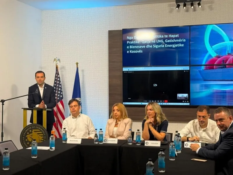 Oda Ekonomike Amerikane kërkon debat për gazin amerikan  kritikon institucionet për mosgatishmëri Qasja e Kosovës në gazin amerikan u vlerësua si çështje që tejkalon debatin energjetik  duke u ndërlidhur me sigurinë nacionale  zhvillimin ekonomik   