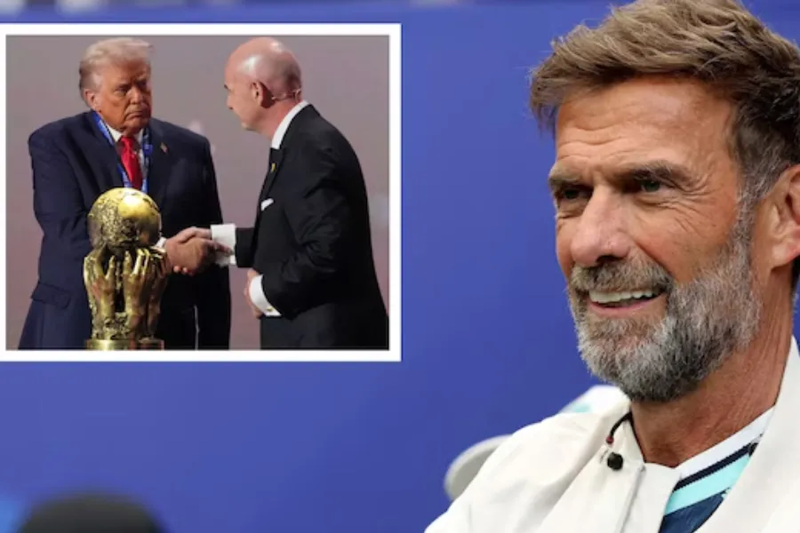 Klopp kritikon ashpër FIFA n dhe Trump  Ky është sporti ynë  jo i tyre Jürgen Klopp ka reaguar ashpër ndaj vendimit të FIFA s për të hequr pezullimin e sulmuesit të SHBA së  Folarin Balogun  pas raportimeve se vendimi u ndryshua pas një bisede   