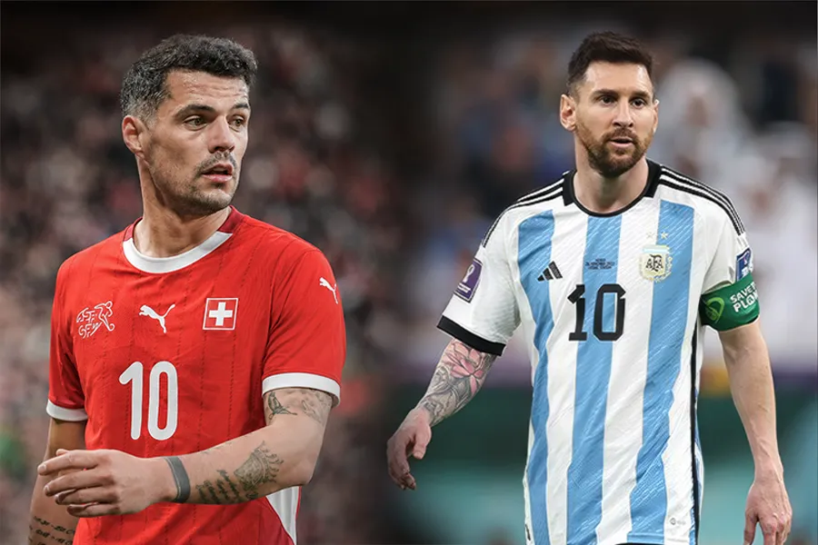 Xhaka-Messi
