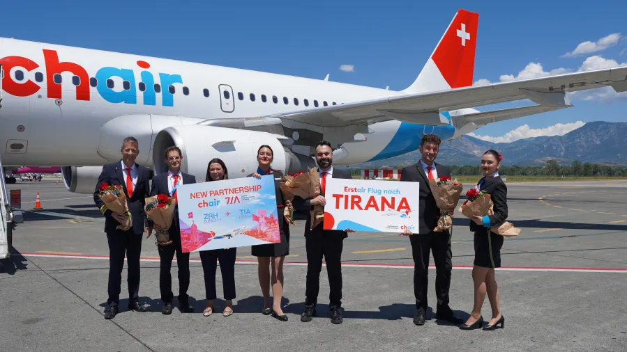 Chair Airlines nis fluturimet direkte mes Zyrih dhe Tiranës