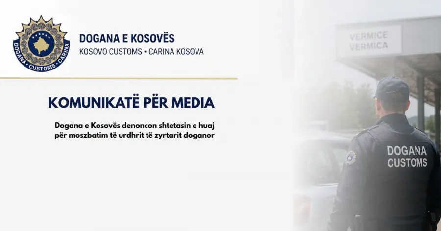 Refuzoi kontrollin doganor në Vërmicë  përballet me gjobë deri në 3 mijë euro Dogana e Kosovës ka iniciuar procedurë kundërvajtëse ndaj një shtetasi të huaj  pasi dyshohet se nuk ka zbatuar urdhrin e ligjshëm të një zyrtari doganor gjatë   