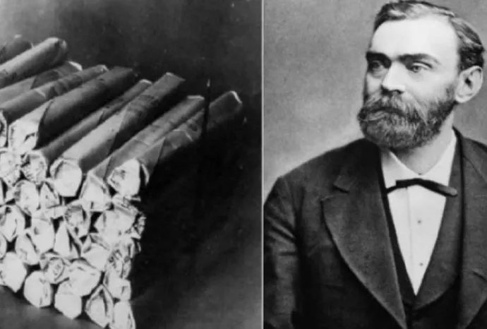 Dinamiti u demonstrua për herë të parë 159 vjet më parë Prodhuesi suedez i eksplozivëve  Alfred Nobel  më 14 korrik të vitit 1867  demonstroi për herë të parë shpikjen e tij më të njohur   dinamitin  një zbulim që ndryshoi rrënjësisht industrinë   
