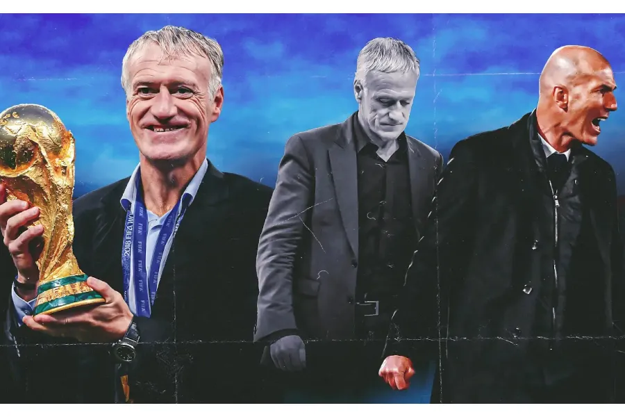Fundi i një epoke   Deschamps largohet  Zidane vjen Francë e nisi gjysmëfinalen si favorite për trofeun  por humbja 2 0 ndaj Spanjës shënoi edhe fundin e epokës së Didier Deschamps Trajneri 57 vjeçar kishte konfirmuar që në fillim të vitit 2025   