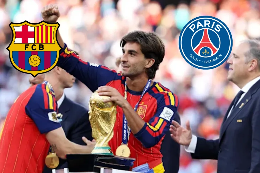 Pse Barcelona mund të pendohet nëse humb Ferran Torresin për PSG në Ferran Torres mund të jetë bërë hero i Botërorit  por kjo mund të kthehet në problem për Barcelonën Sulmuesi shënoi golin e fitores në finalen e Kupës së Botës për Spanjën  duke   