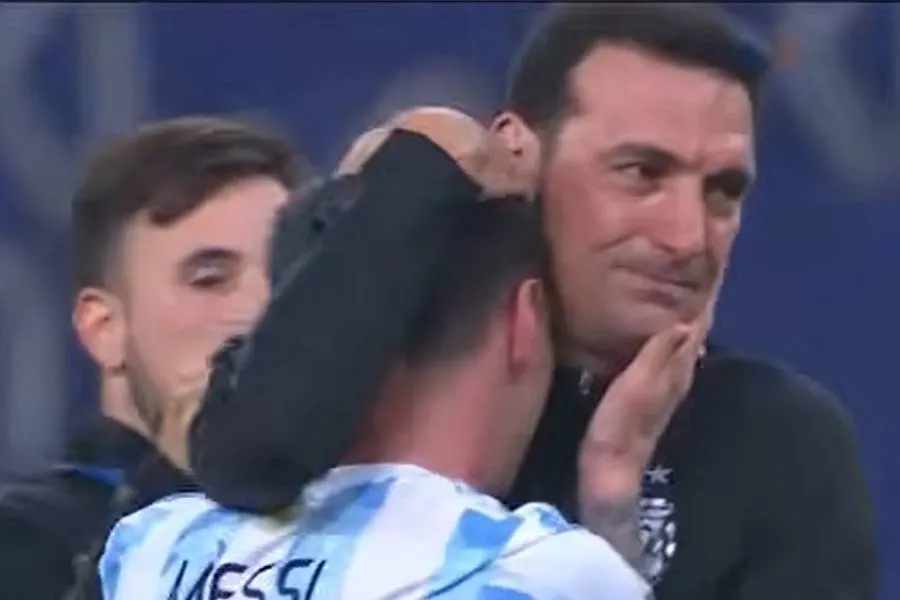 Scaloni and Messi
